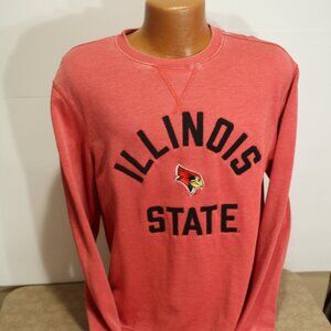 Illinois State Redbirds Crew Sweatshirt Size Medium